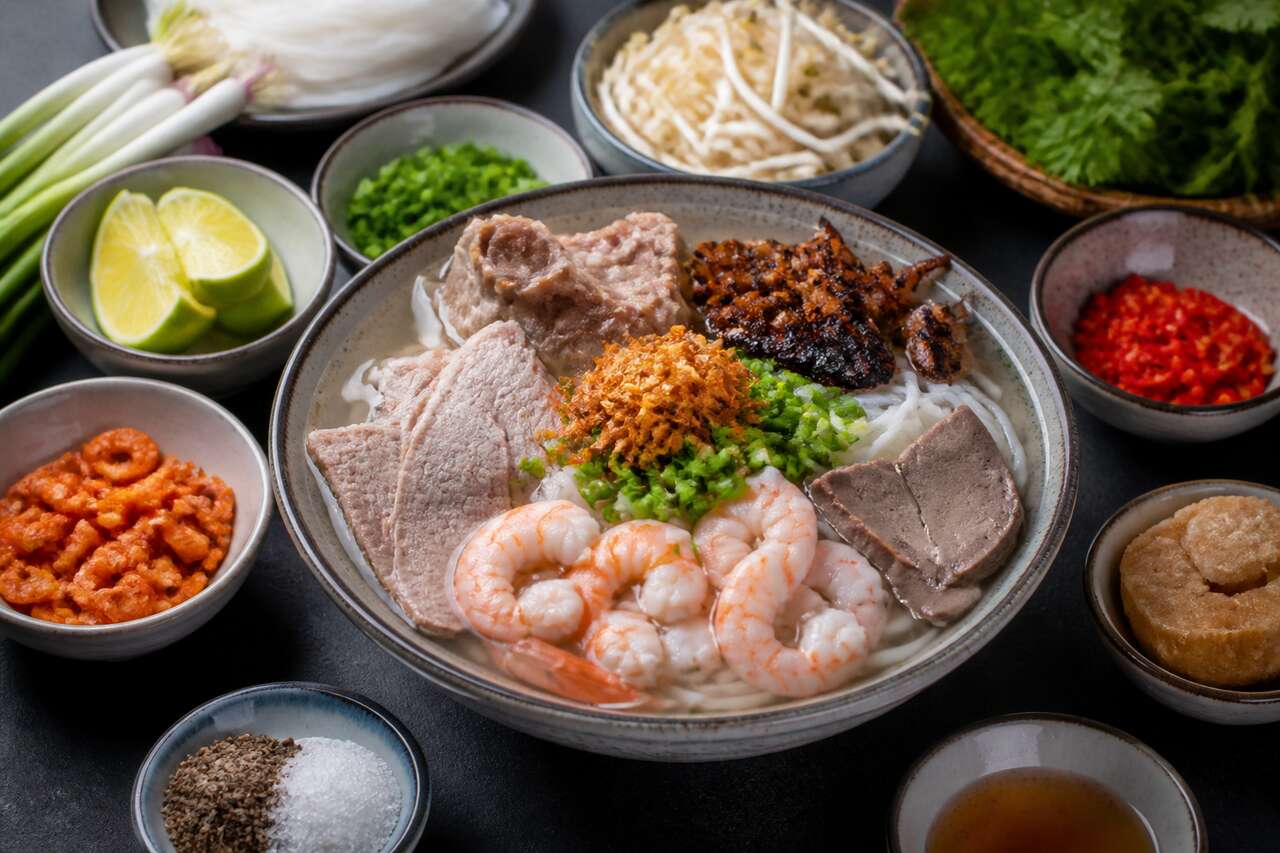 Soupe Phnom Penh traditionnelle du Cambodge